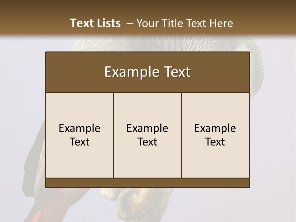 Fluff Mimic Nature PowerPoint Template