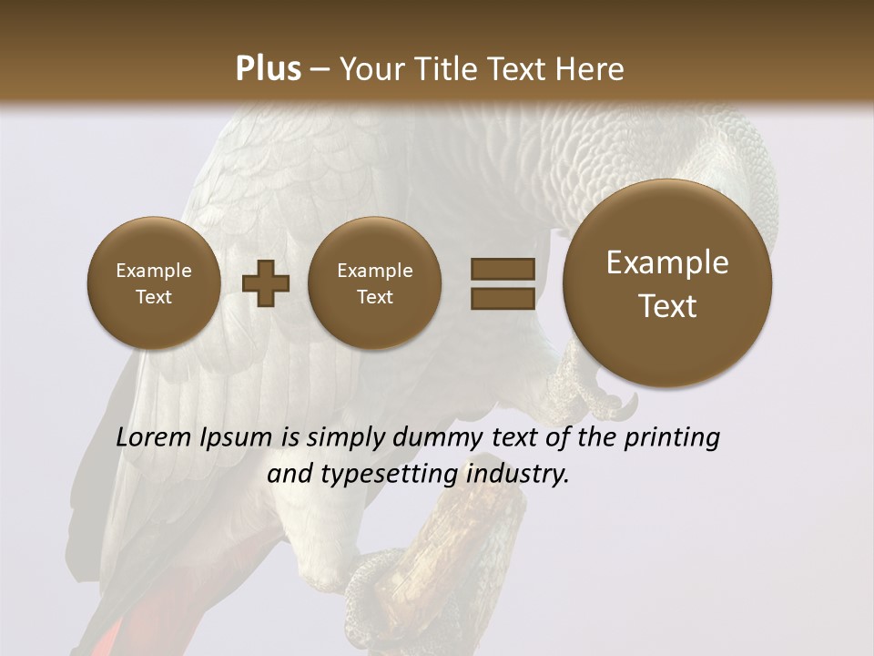 Fluff Mimic Nature PowerPoint Template
