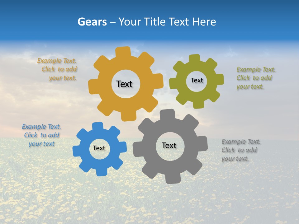 Day Cloudscape Season PowerPoint Template