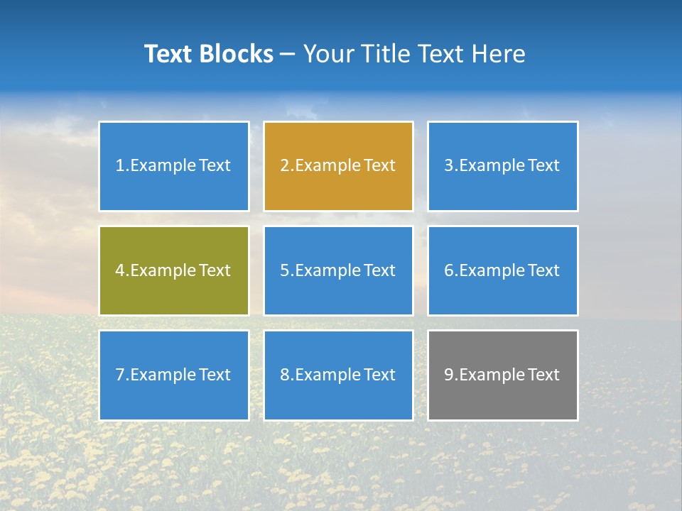 Day Cloudscape Season PowerPoint Template