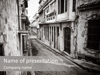 Destination Edifice Caribbean PowerPoint Template