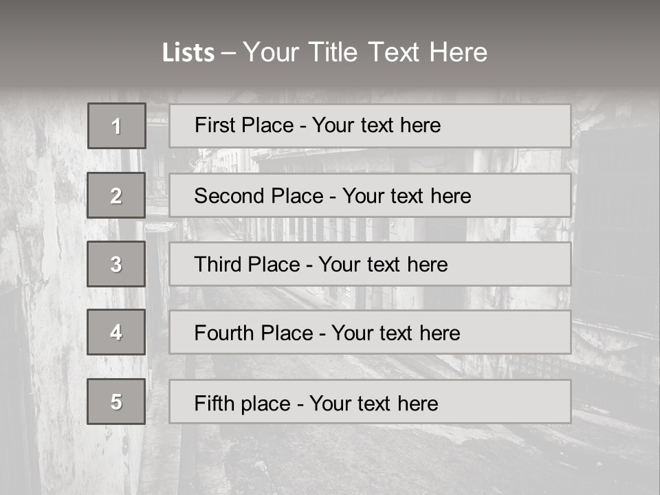 Destination Edifice Caribbean PowerPoint Template