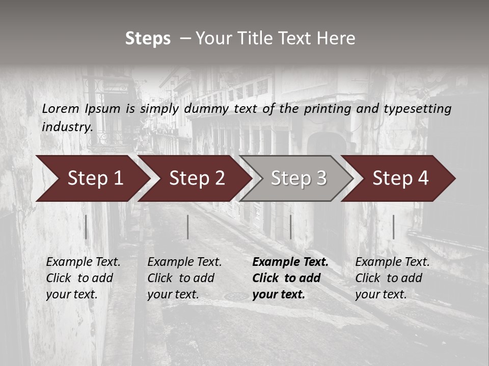 Destination Edifice Caribbean PowerPoint Template