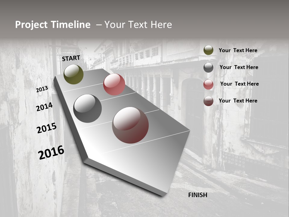 Destination Edifice Caribbean PowerPoint Template