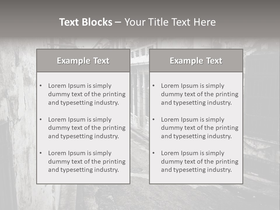 Destination Edifice Caribbean PowerPoint Template