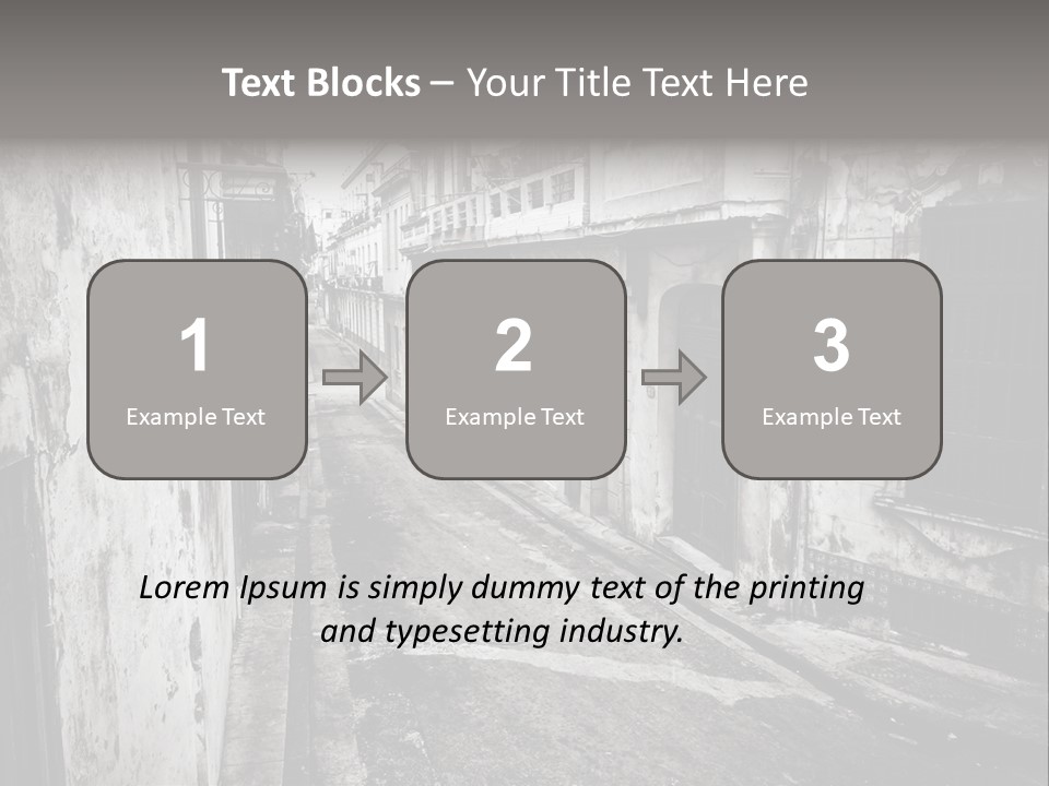 Destination Edifice Caribbean PowerPoint Template