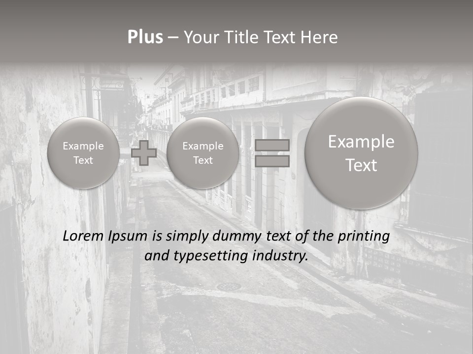 Destination Edifice Caribbean PowerPoint Template