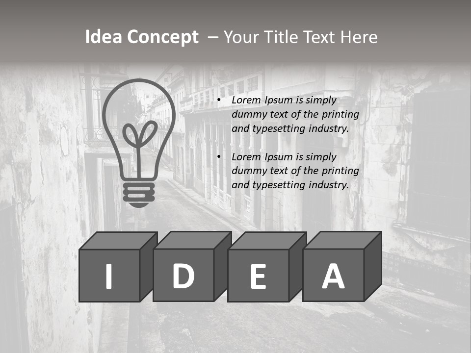 Destination Edifice Caribbean PowerPoint Template