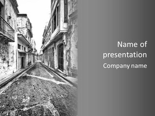 White Street Architecture PowerPoint Template