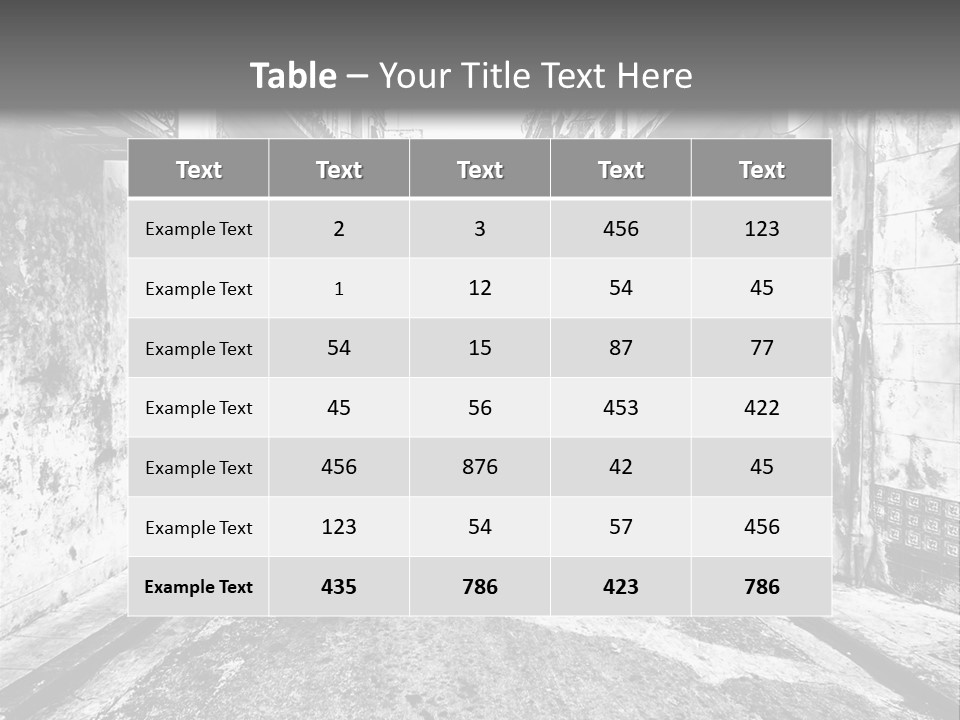 White Street Architecture PowerPoint Template