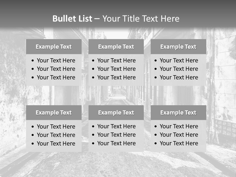 White Street Architecture PowerPoint Template