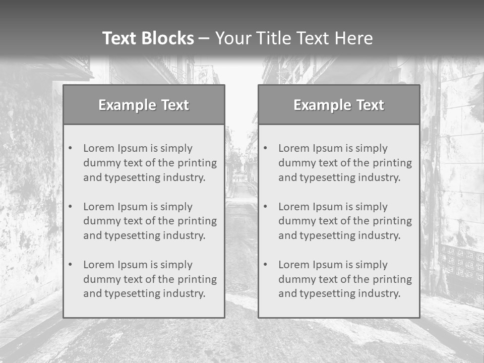 White Street Architecture PowerPoint Template