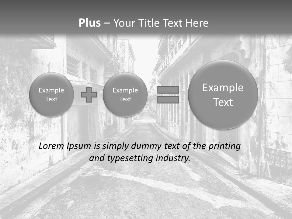 White Street Architecture PowerPoint Template