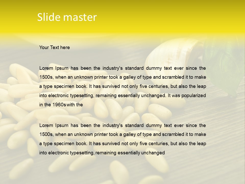 Sauce Gravy Pasta PowerPoint Template