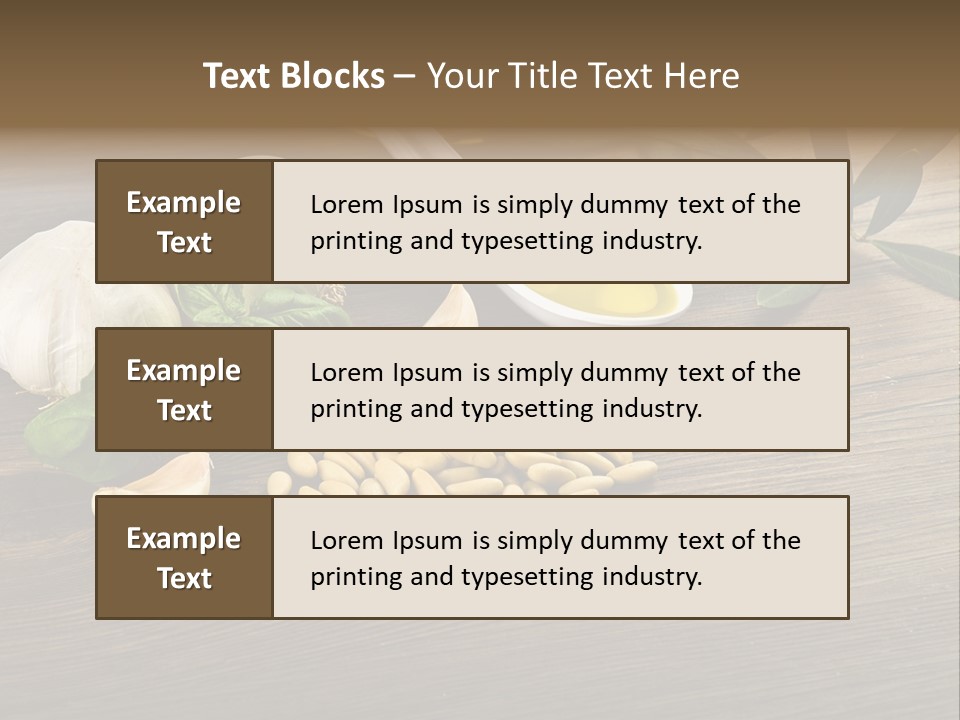 White Pasta Spoon PowerPoint Template