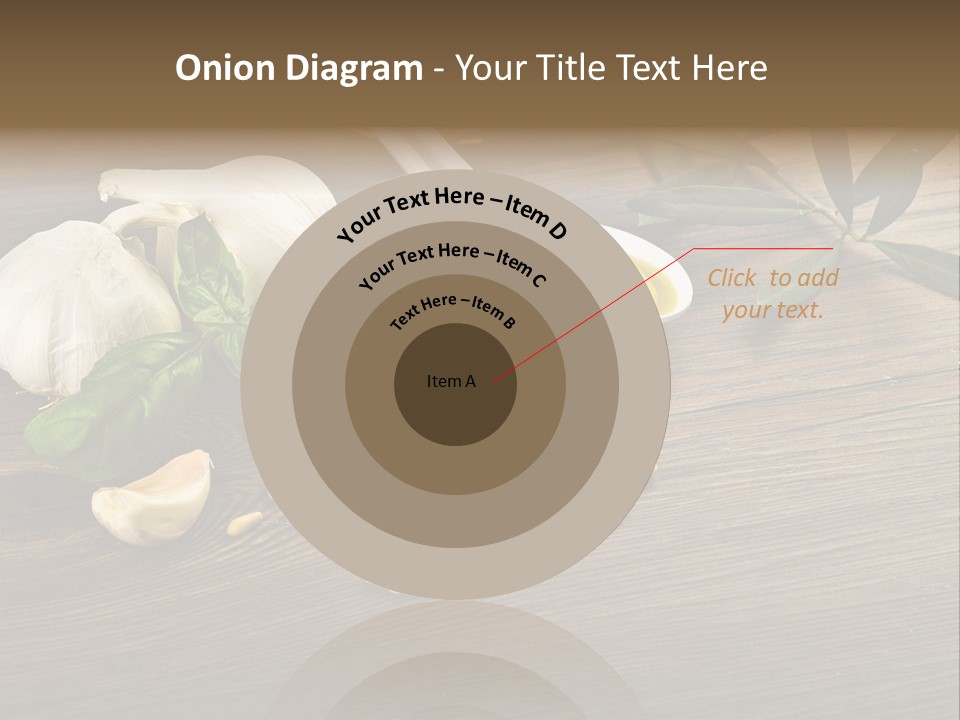 White Pasta Spoon PowerPoint Template