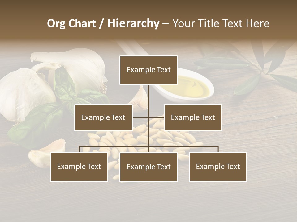 White Pasta Spoon PowerPoint Template