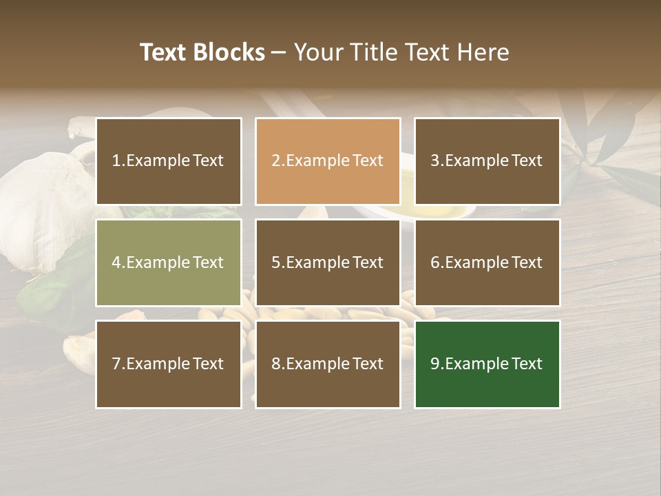 White Pasta Spoon PowerPoint Template