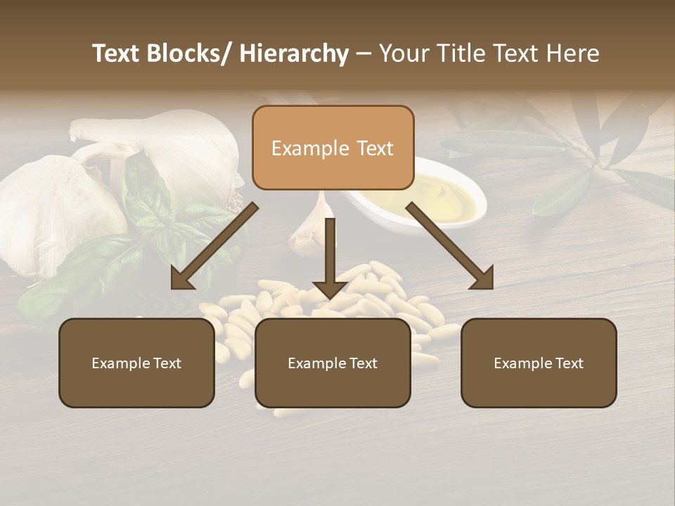 White Pasta Spoon PowerPoint Template