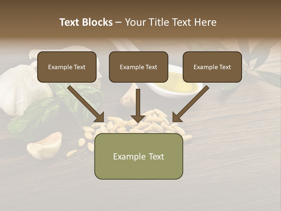 White Pasta Spoon PowerPoint Template