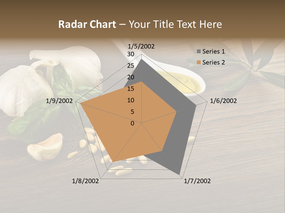 White Pasta Spoon PowerPoint Template