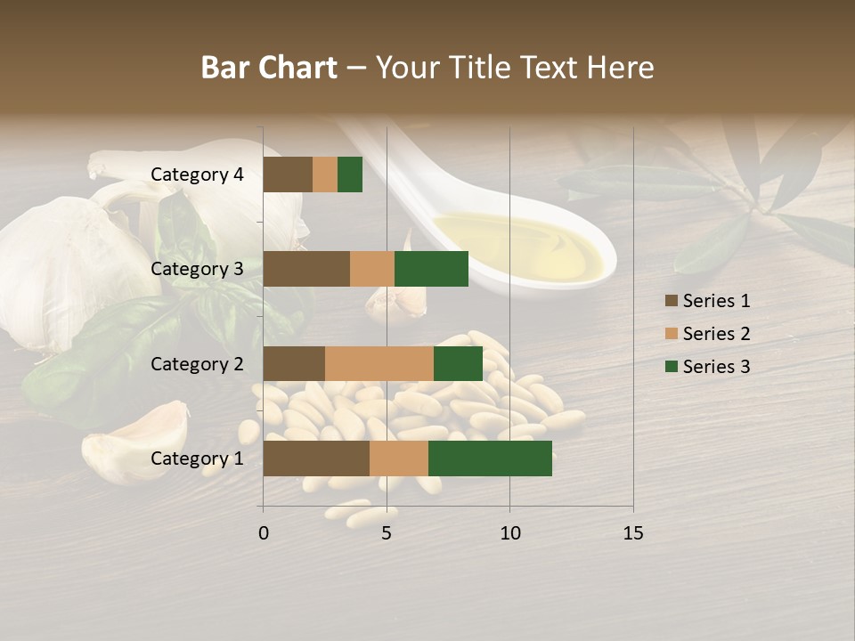 White Pasta Spoon PowerPoint Template