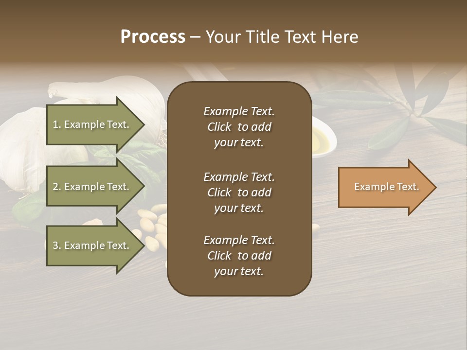 White Pasta Spoon PowerPoint Template