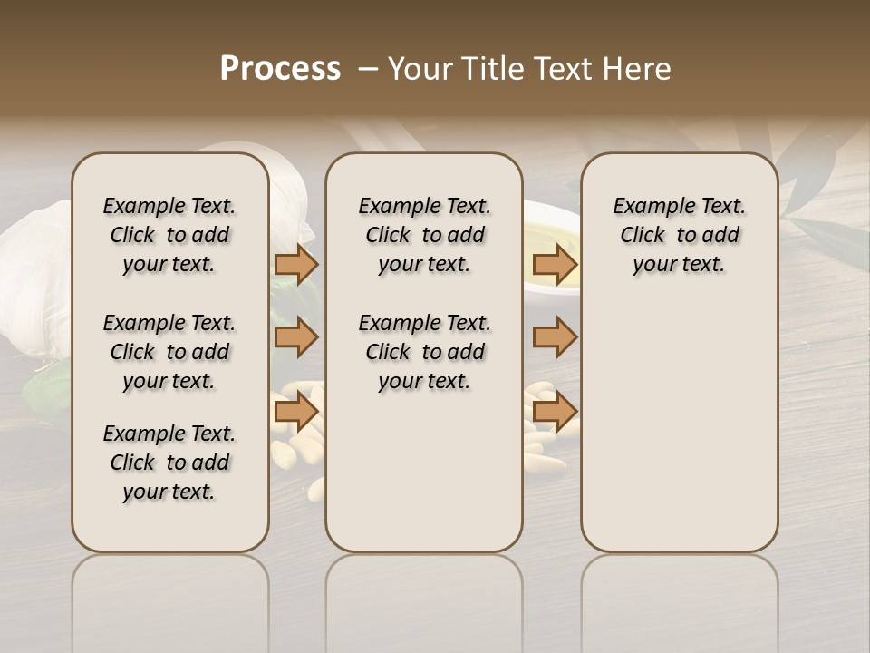 White Pasta Spoon PowerPoint Template