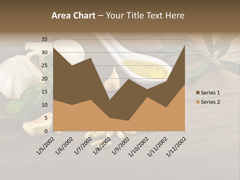 White Pasta Spoon PowerPoint Template