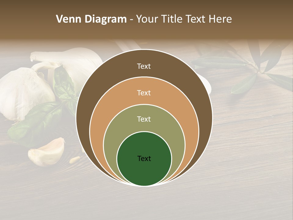 White Pasta Spoon PowerPoint Template