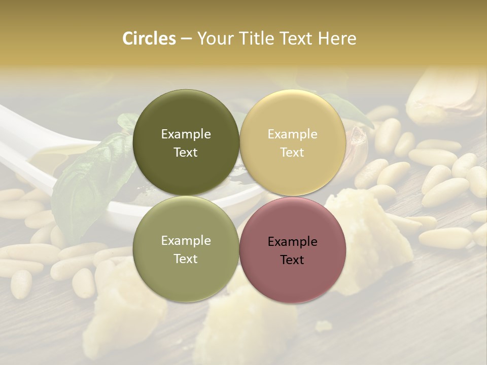 Background Meal Kitchen PowerPoint Template