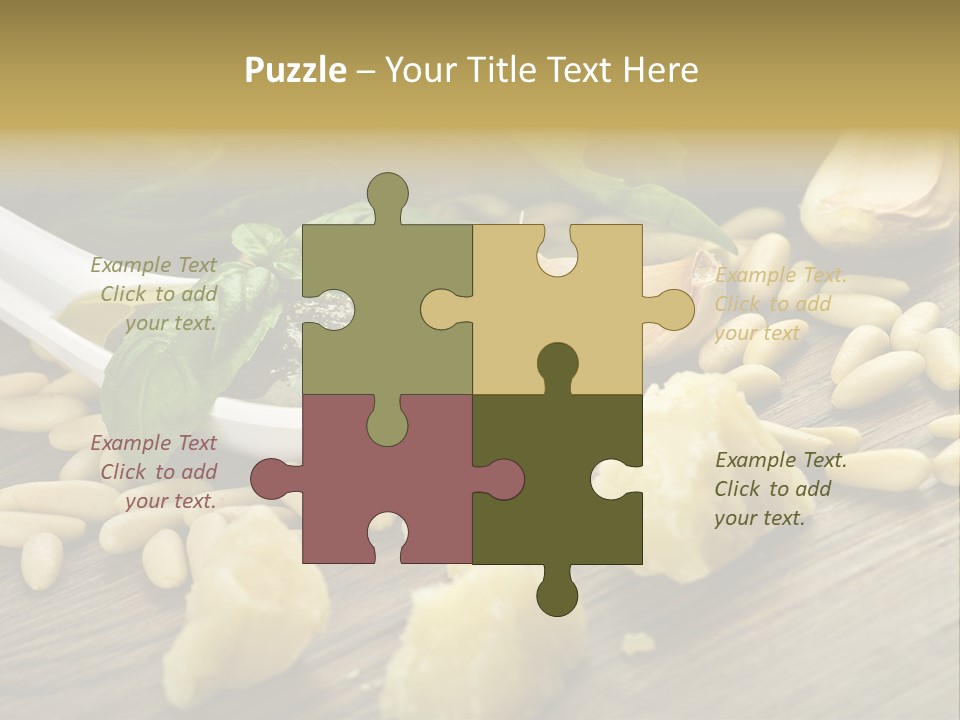 Background Meal Kitchen PowerPoint Template