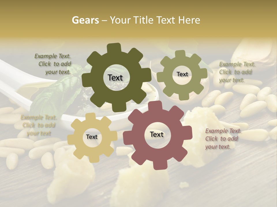 Background Meal Kitchen PowerPoint Template