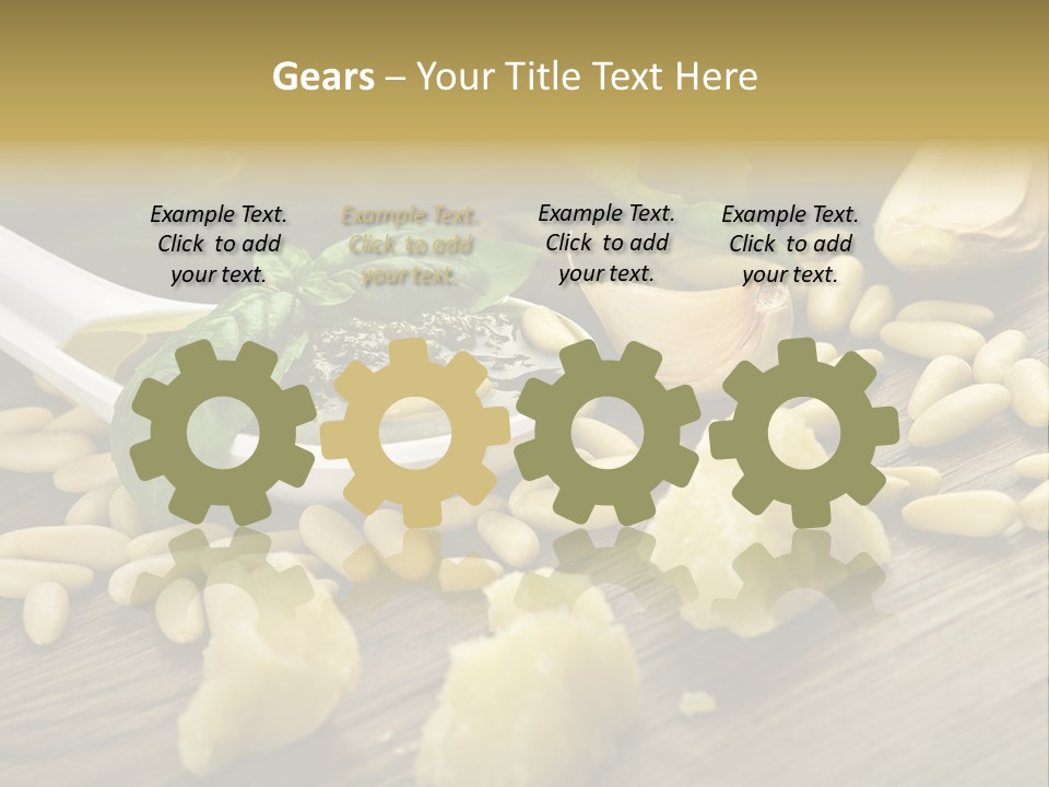 Background Meal Kitchen PowerPoint Template