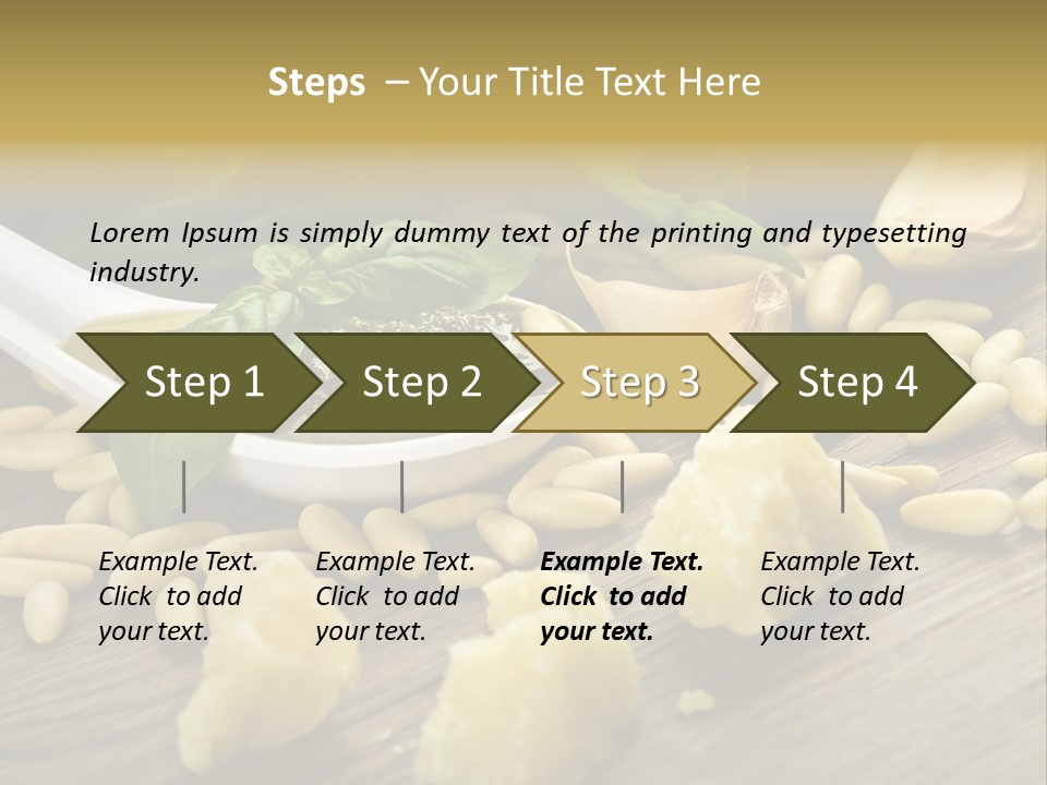 Background Meal Kitchen PowerPoint Template