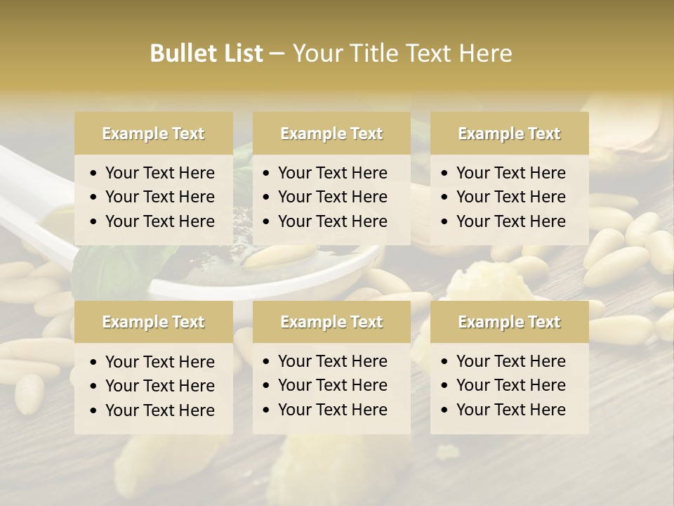 Background Meal Kitchen PowerPoint Template