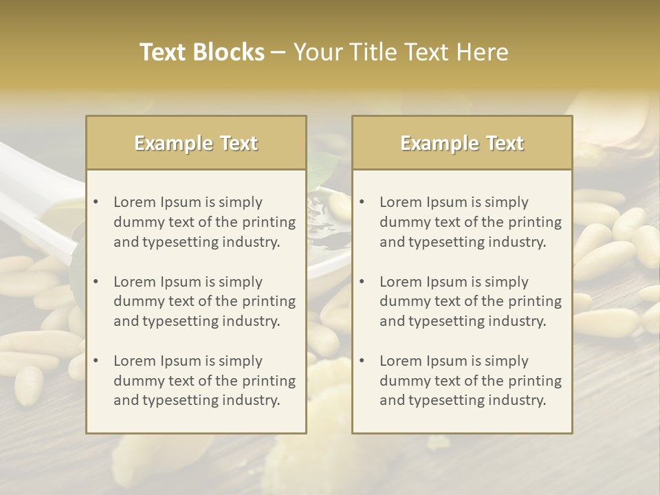 Background Meal Kitchen PowerPoint Template