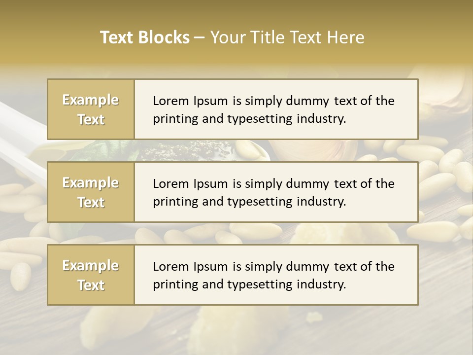 Background Meal Kitchen PowerPoint Template