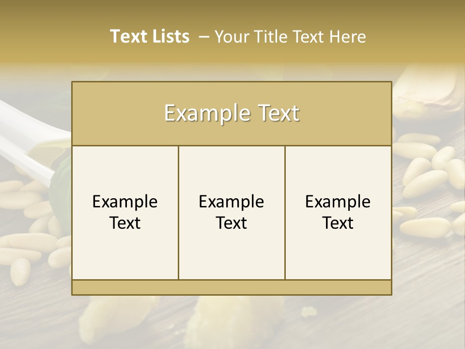 Background Meal Kitchen PowerPoint Template