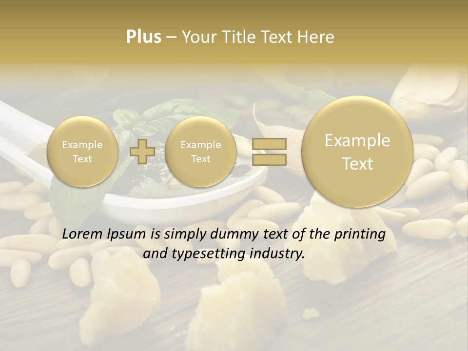 Background Meal Kitchen PowerPoint Template