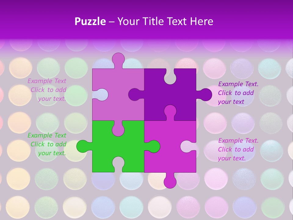 Multicolor Professional Eye Makeup PowerPoint Template