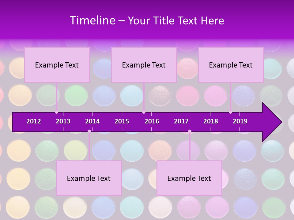 Multicolor Professional Eye Makeup PowerPoint Template