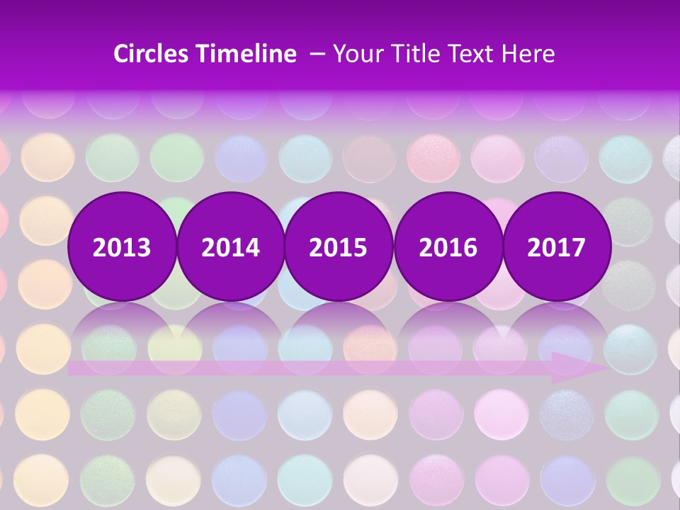 Multicolor Professional Eye Makeup PowerPoint Template