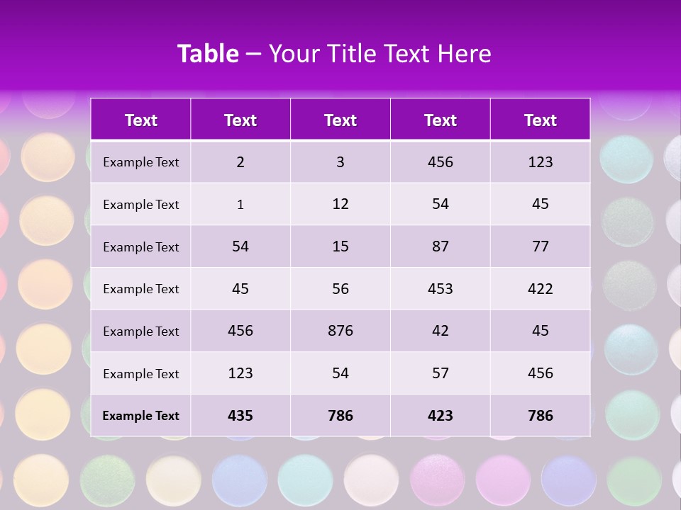 Multicolor Professional Eye Makeup PowerPoint Template