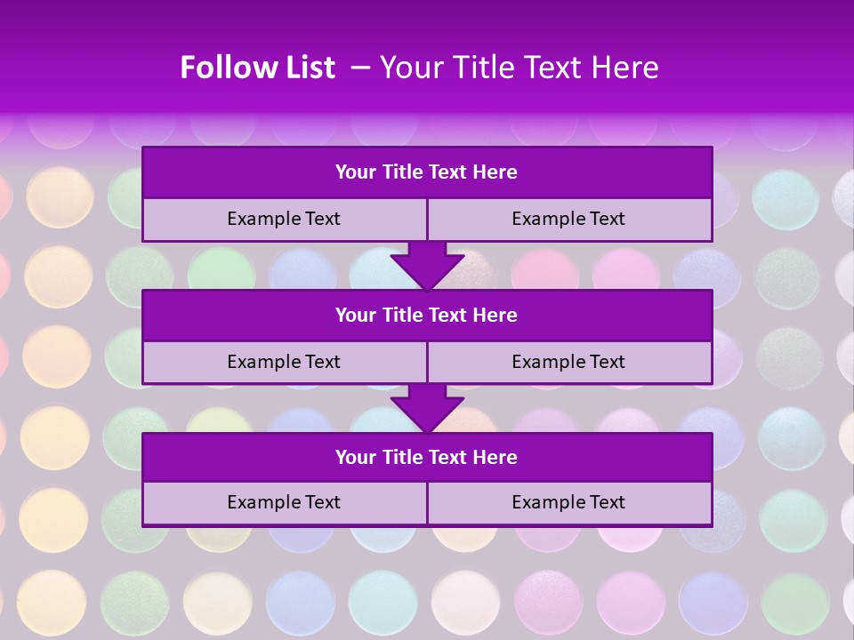 Multicolor Professional Eye Makeup PowerPoint Template
