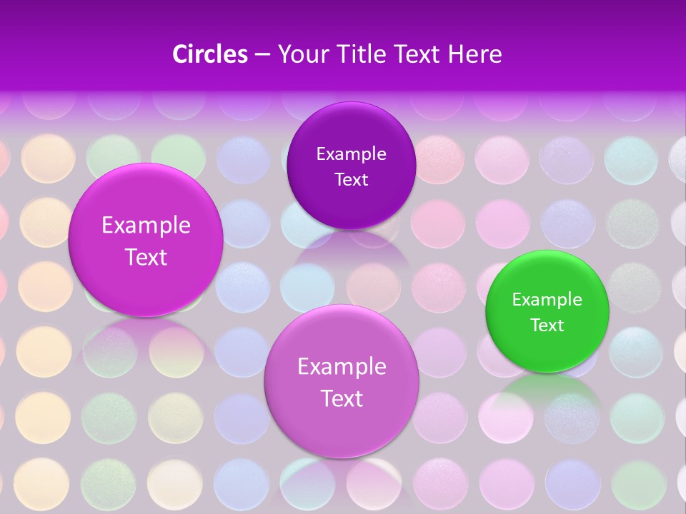 Multicolor Professional Eye Makeup PowerPoint Template