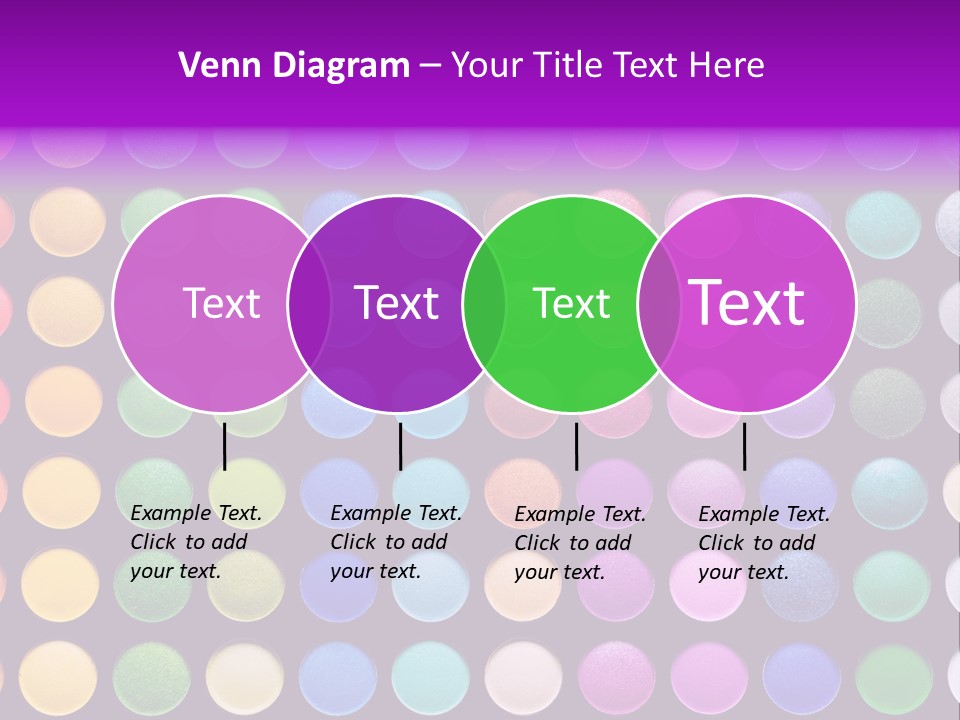 Multicolor Professional Eye Makeup PowerPoint Template