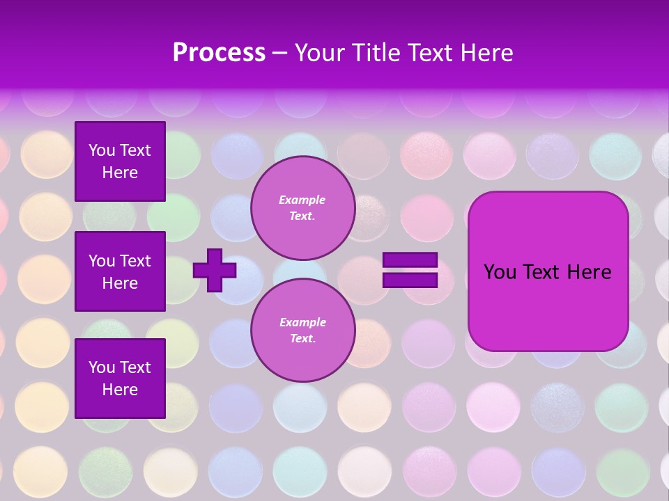 Multicolor Professional Eye Makeup PowerPoint Template