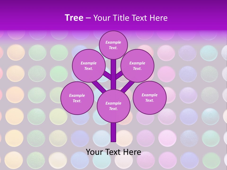 Multicolor Professional Eye Makeup PowerPoint Template