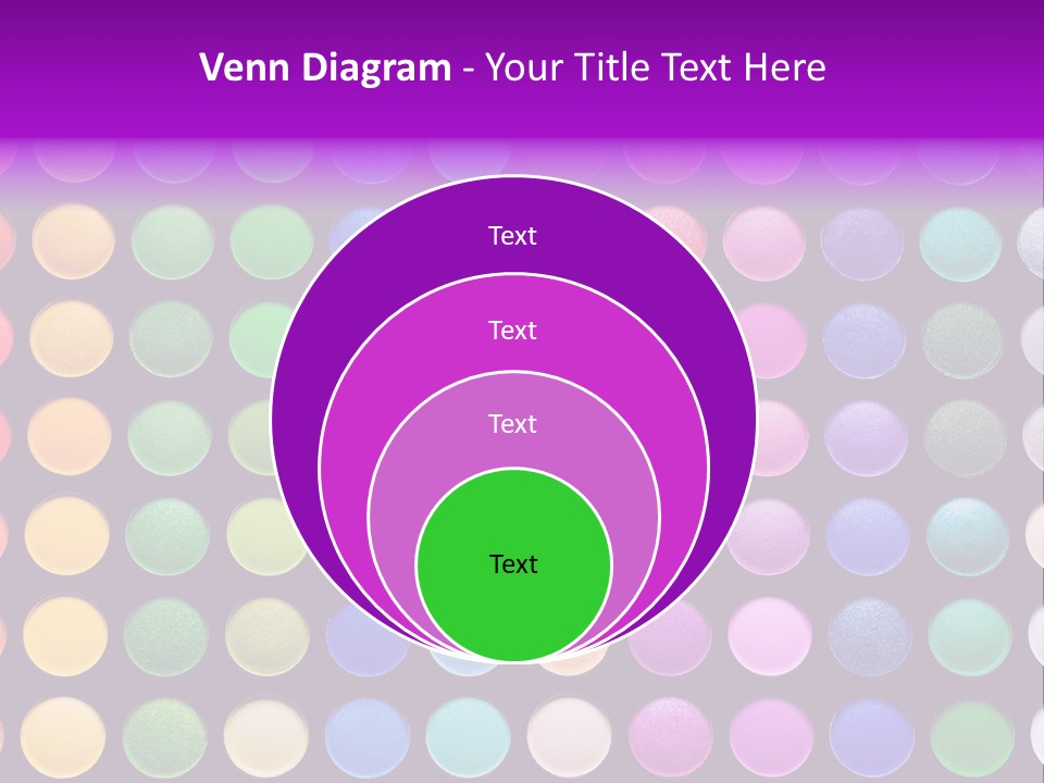 Multicolor Professional Eye Makeup PowerPoint Template